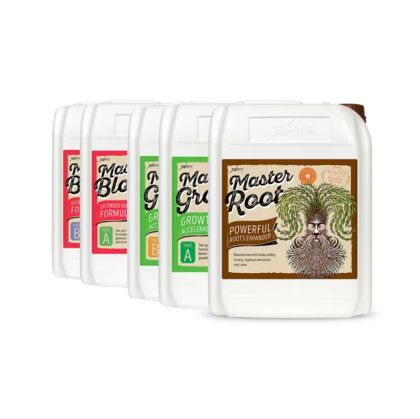 Комплект Базови Торове Xpert Nutrients – Master Root, Grow A&B, Bloom A&B (5L)