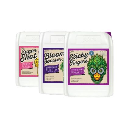 Xpert Nutrients Bloom Stimulants Bundle - Sugar Shot, Bloom Booster, Sticky Fingers (5L)